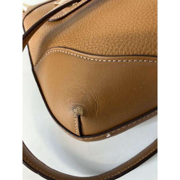 COACH F72839 MEDIUM BROWN PEBBLED LEATHER CROSSBODY BAG - Picture 11 of 15